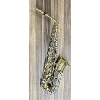 Sax Alto Yamaha YAS-23 Laqueado Com Chaves Niqueladas